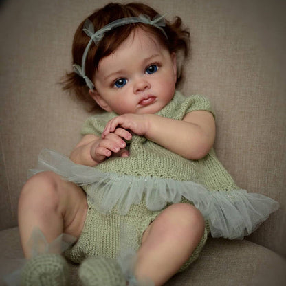 22 Inches Judith Brown Hair Reborn Doll Girl-Tutti Series