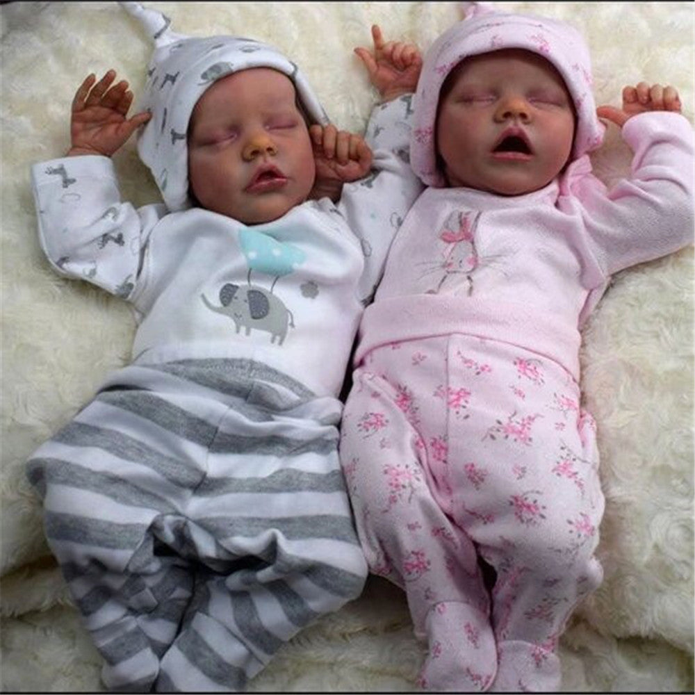 17'' Lifelike Realistic Twins Renata and Jayleen Reborn Baby Doll