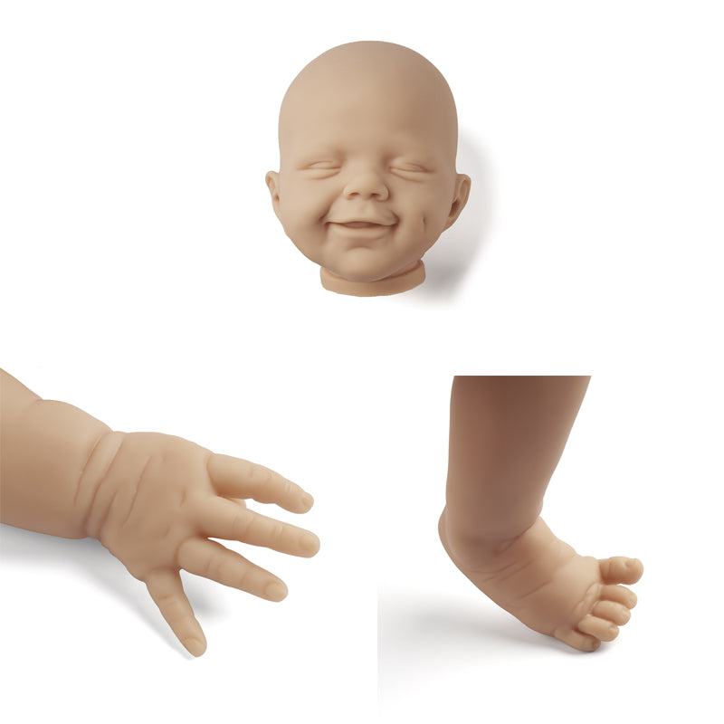 20 inches April DIY Blank Vinyl Unpainted Unfinished Reborn Doll Kit