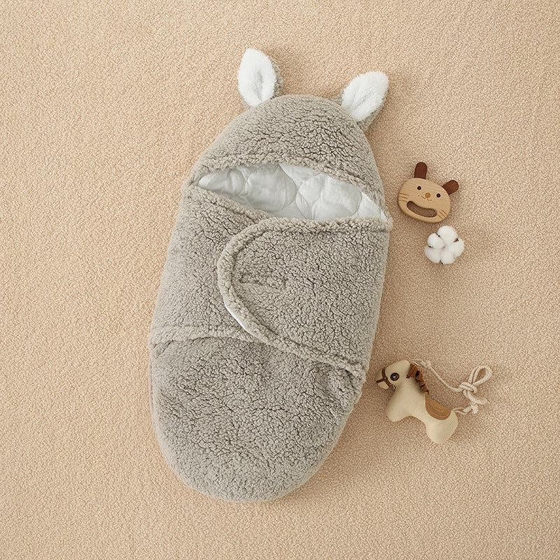 Plush Big Ears Sleeping Bag For 16-24 Inches Reborn Dolls