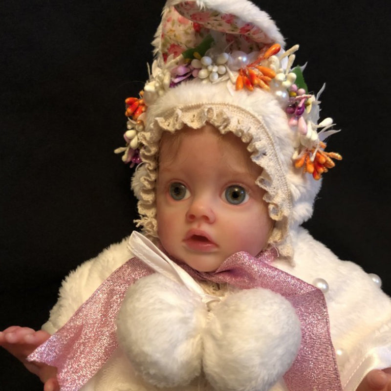 12 Inches Sweet Wendy Open Eyes Reborn Doll Girl-Flo Fairy Serie