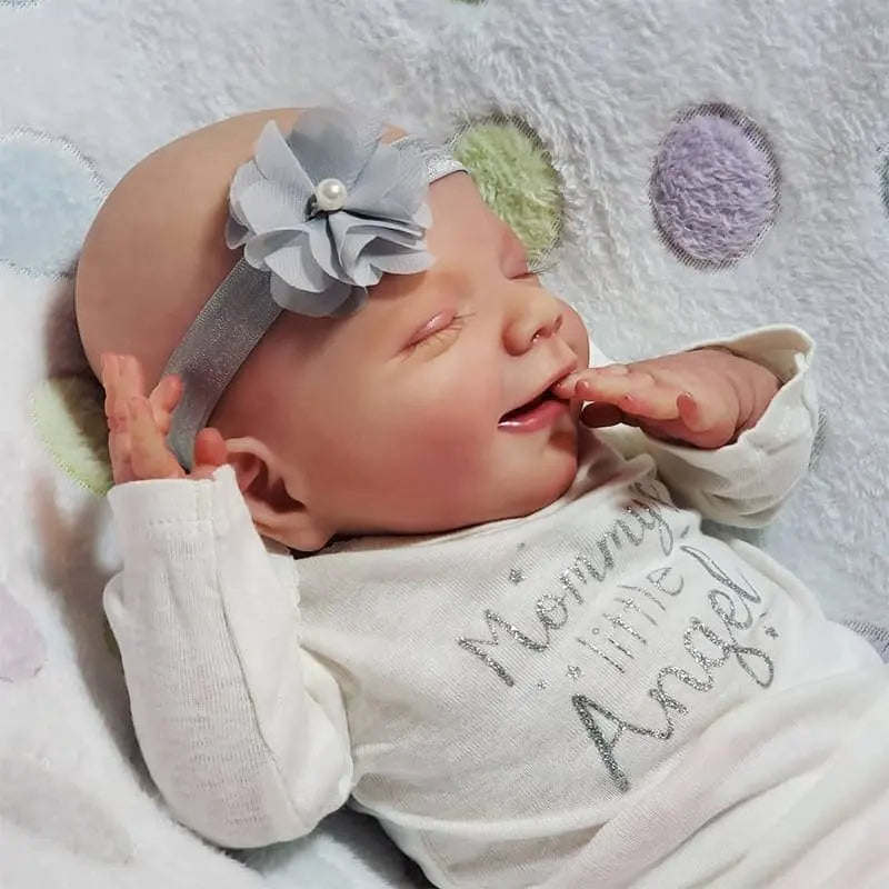 20 inch April Smile Reborn Dolls with Headband