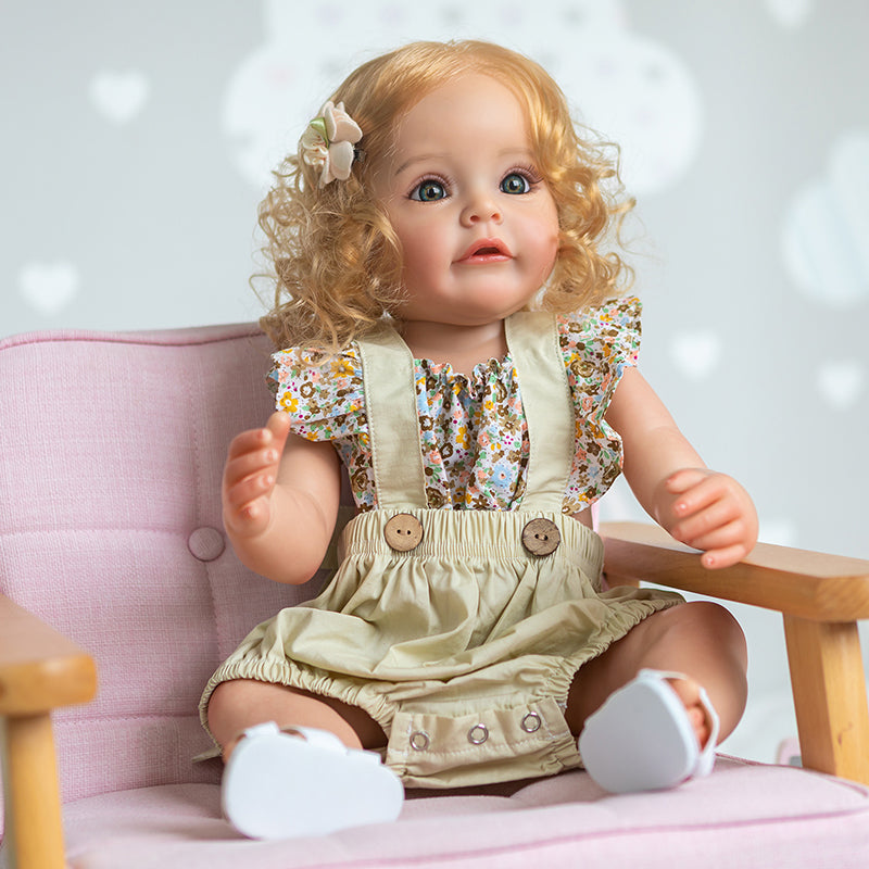 22 Inches Lifelike Sweet Abigail Reborn Doll Girl- Suesue Series