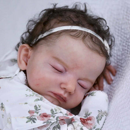 19 inches Sara Closed Eyes DIY Blank Unpainted Reborn Doll Kit