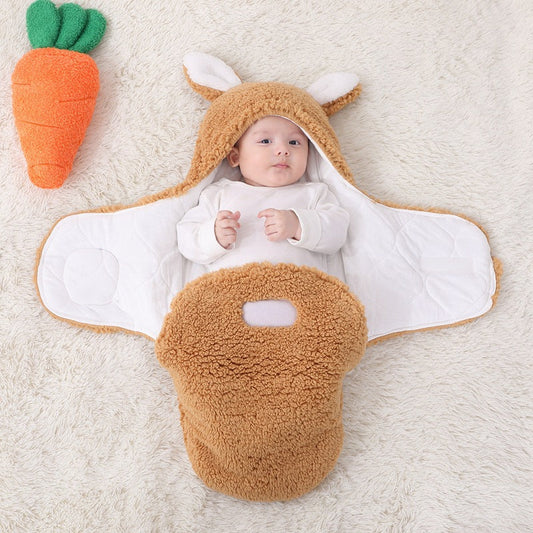 Plush Big Ears Sleeping Bag For 16-24 Inches Reborn Dolls