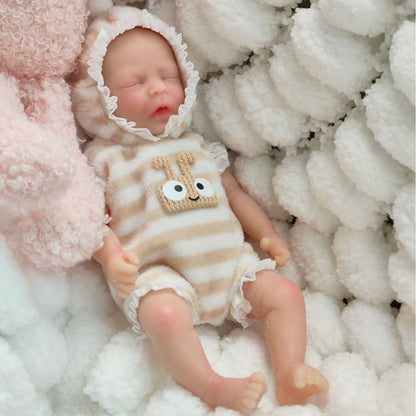 6 Inch 15cm Closed Eyes Reborn Dolls Twins-Darren