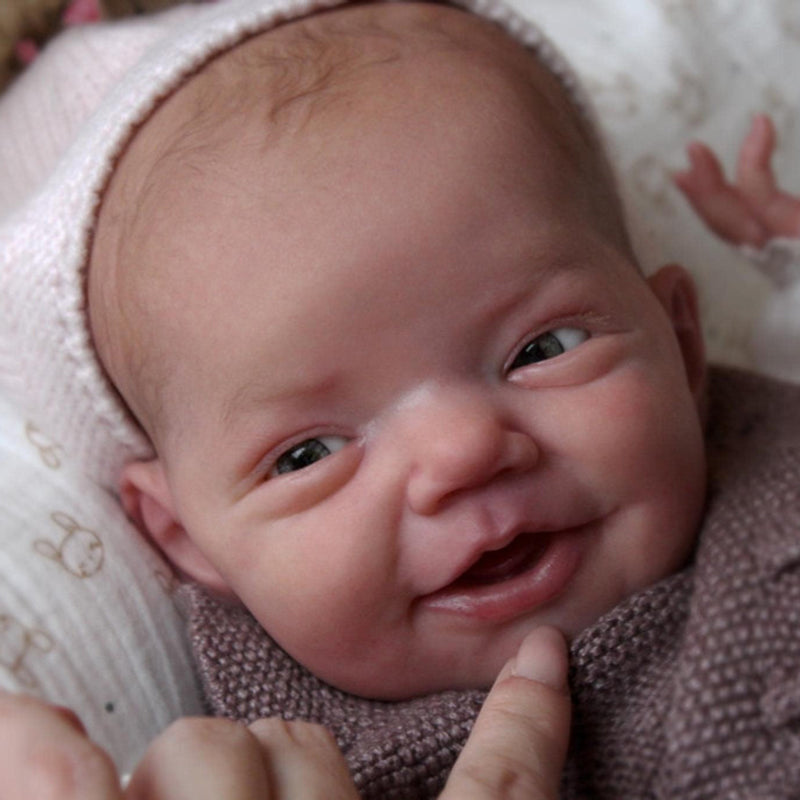 20 inches unpainted Charlie Smile Reborn doll kit