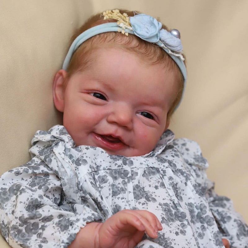 20 inches unpainted Charlie Smile Reborn doll kit