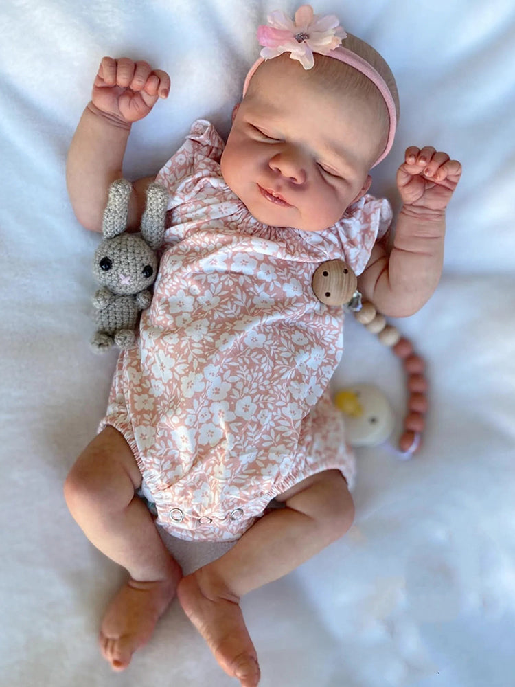 19 inch Quintina Realistic Sleeping Reborn Doll-Pasacle