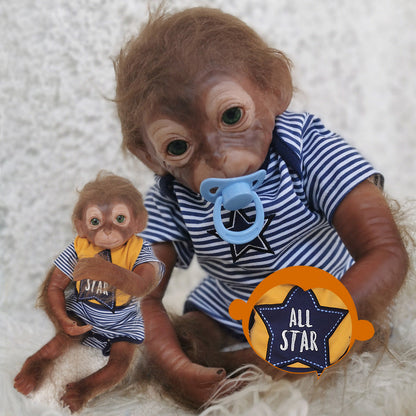 20 Inch Reborn Monkey Baby Doll Boy