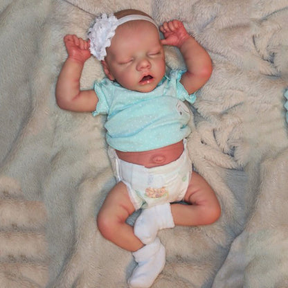 17 Inches Real Lifelike Andy Reborn Baby Dolls Girl Twin A