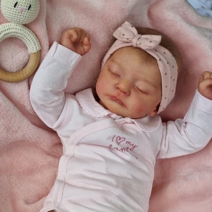 19 Inches Cute Closed Eyes Reborn Doll-Kai