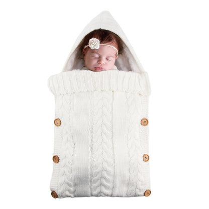 Warm Knit Fleece Sleeping Bag For 17-24 Inches Reborn Dolls