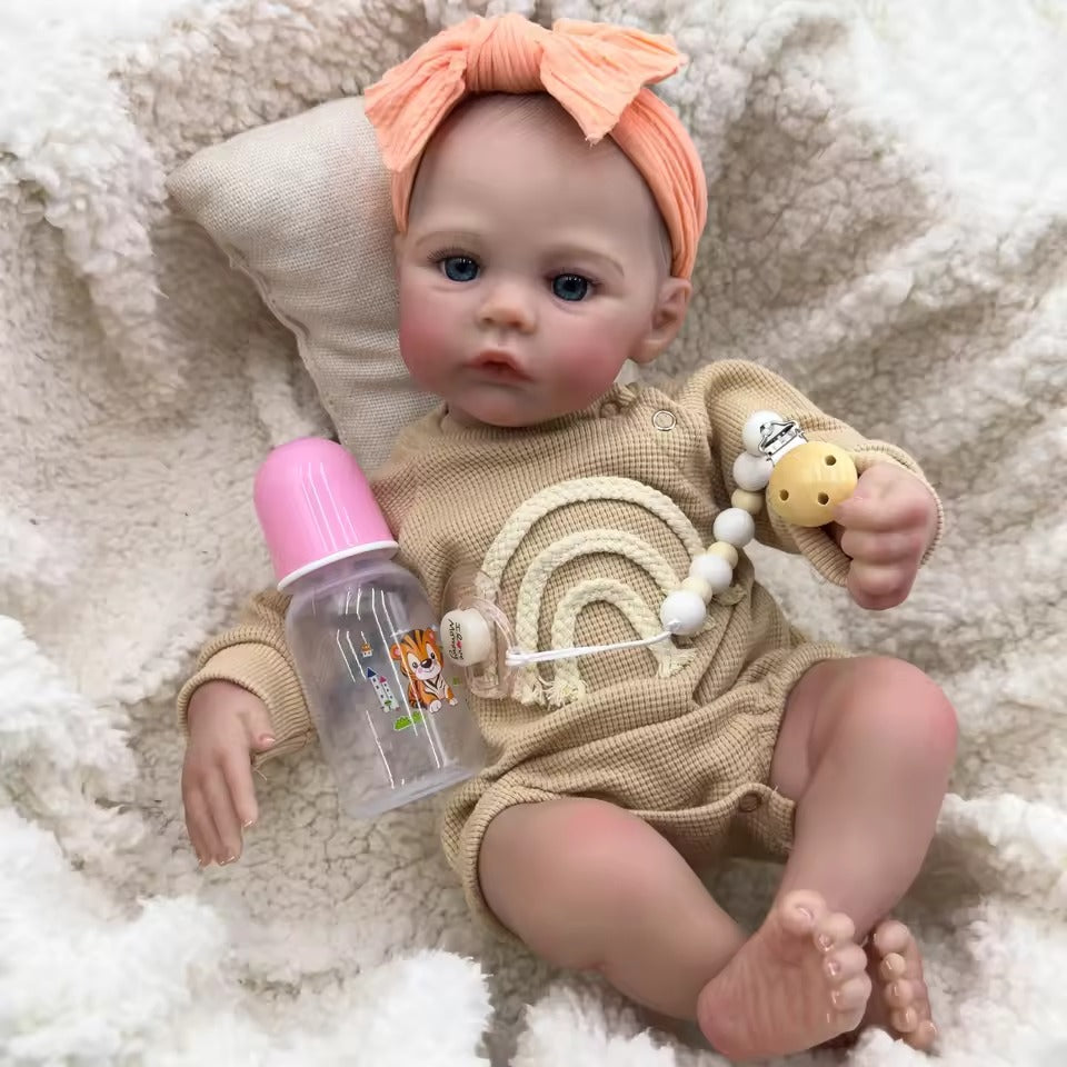 19 inches Lifelike Blue Eyes Reborn Doll-Meadow