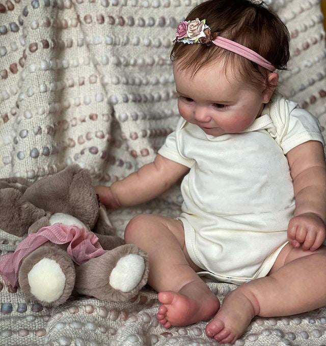 20 Inch Cute Lura Open Eyes Reborn Doll Girl- Maddie