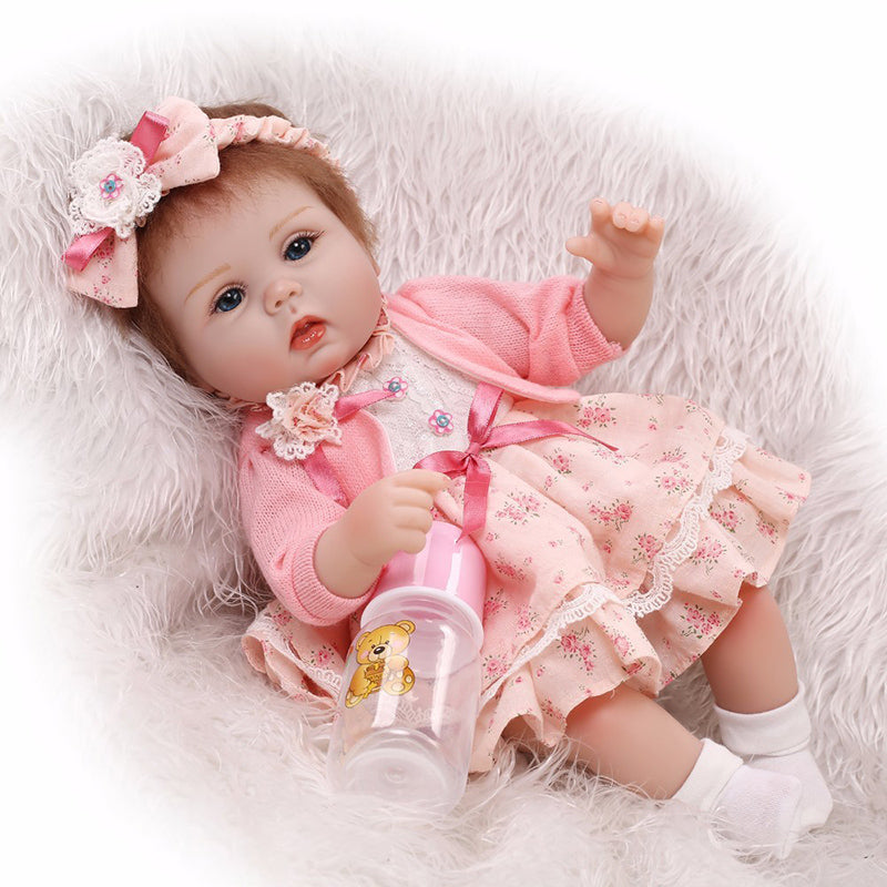 16'' Lifelike Cloth Dolls Reborn Dolls Girl