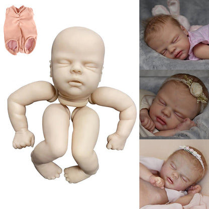 20 Inches Closed Eyes Reborn Kiara Unpainted Doll Kit