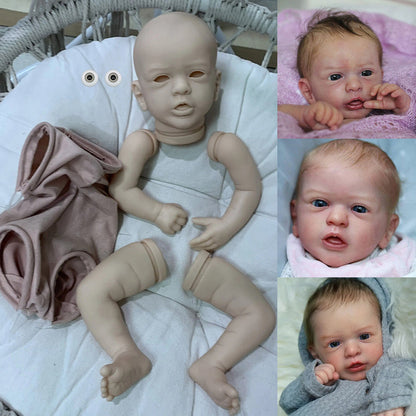 20 Inches Unpainted Aleyna Reborn Doll Kit