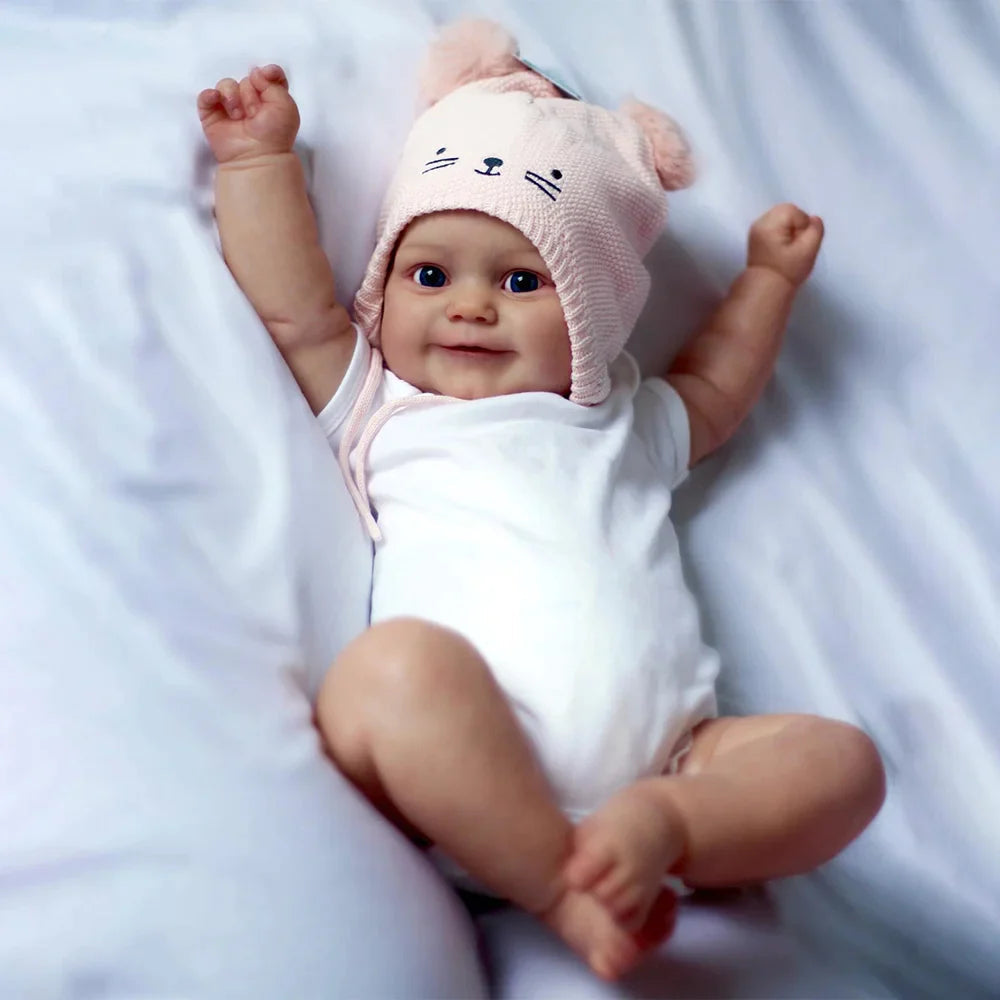 24 Inches Cute Paddy Open Eyes Reborn Doll Girl- Maddie Series