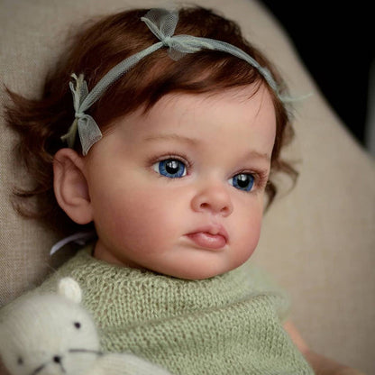 22 Inches Judith Brown Hair Reborn Doll Girl-Tutti Series