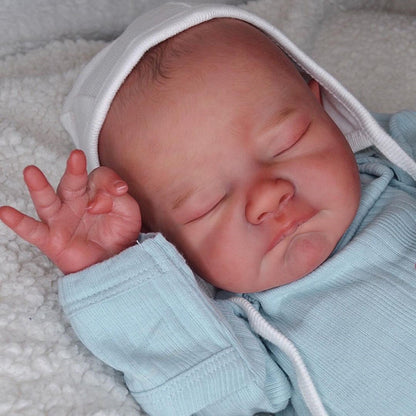 22 Inches Lifelike Sleeping Landon Reborn Doll Boy-August Series