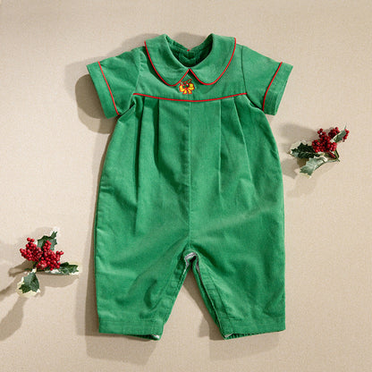 Short Sleeves Christmas Jumpsuits for 27-28 Inches Dolls