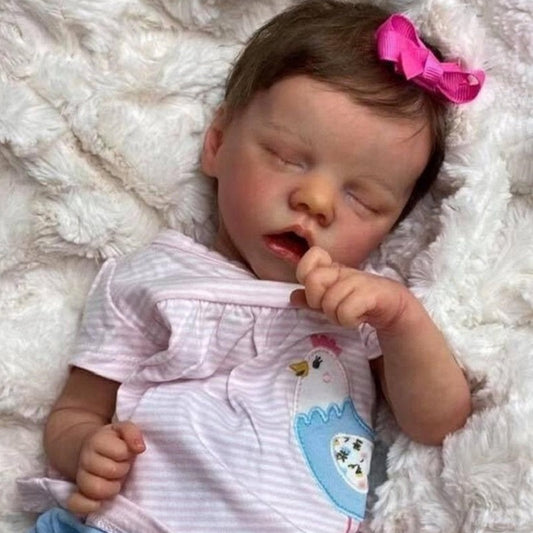 17" Kalren Realistic Reborn Dolls Baby Girl-Twin A