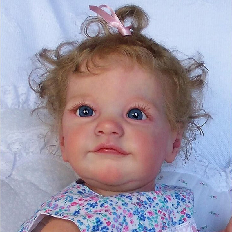 24 Inches Fabian Open Eyes Lifelike Reborn Doll With Hair