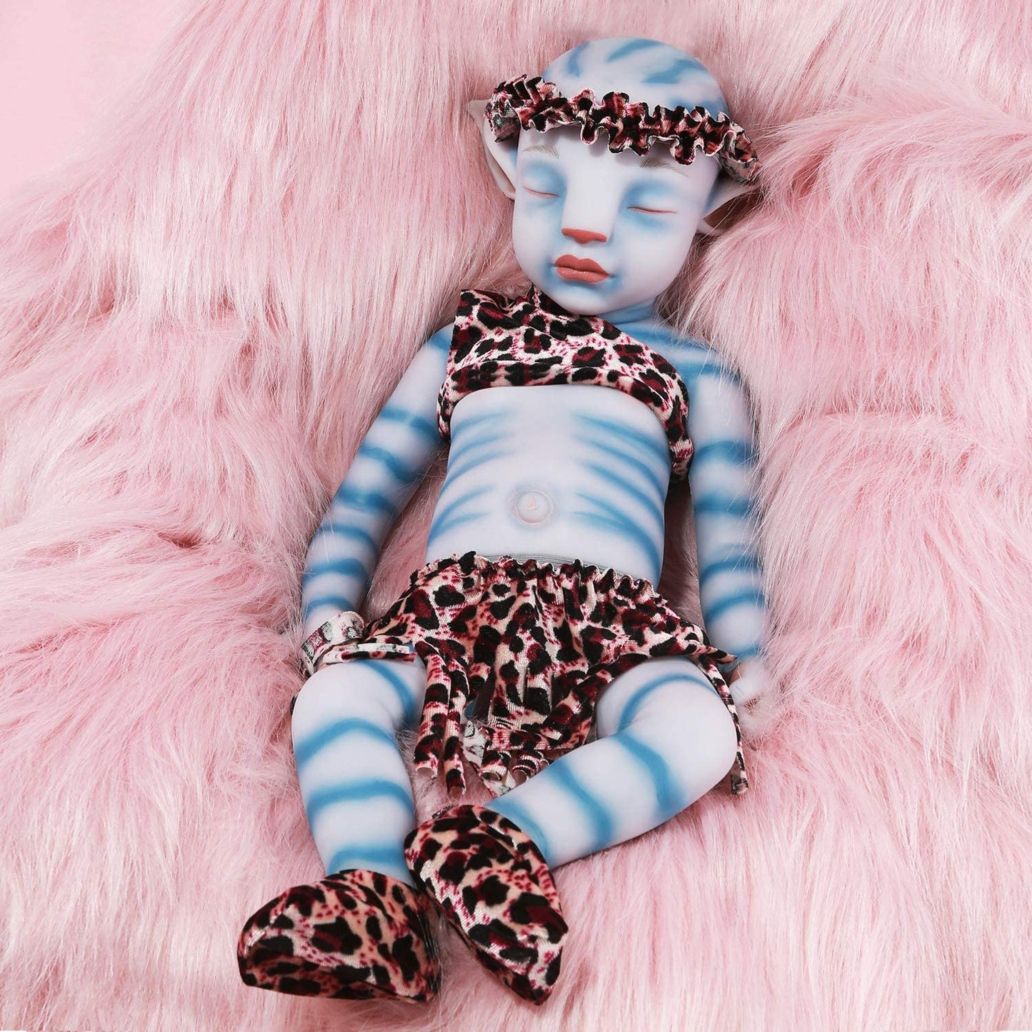 22'' Realistic Reborn Handmade Avatar Baby Boy Close Eyes