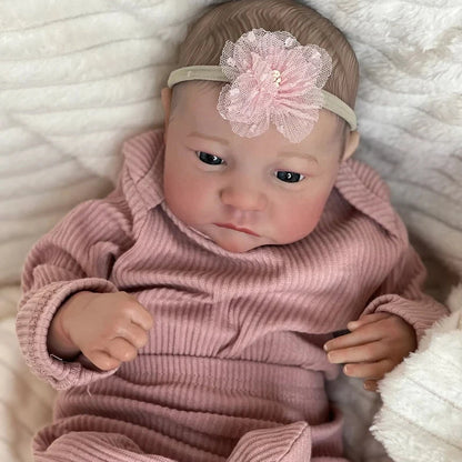 Beryl 18 Inches Realistic Open Eyes Reborn Dolls Girls