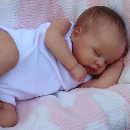 19 inches Lifelike Closed Eyes Reborn Dolls-Quinbee