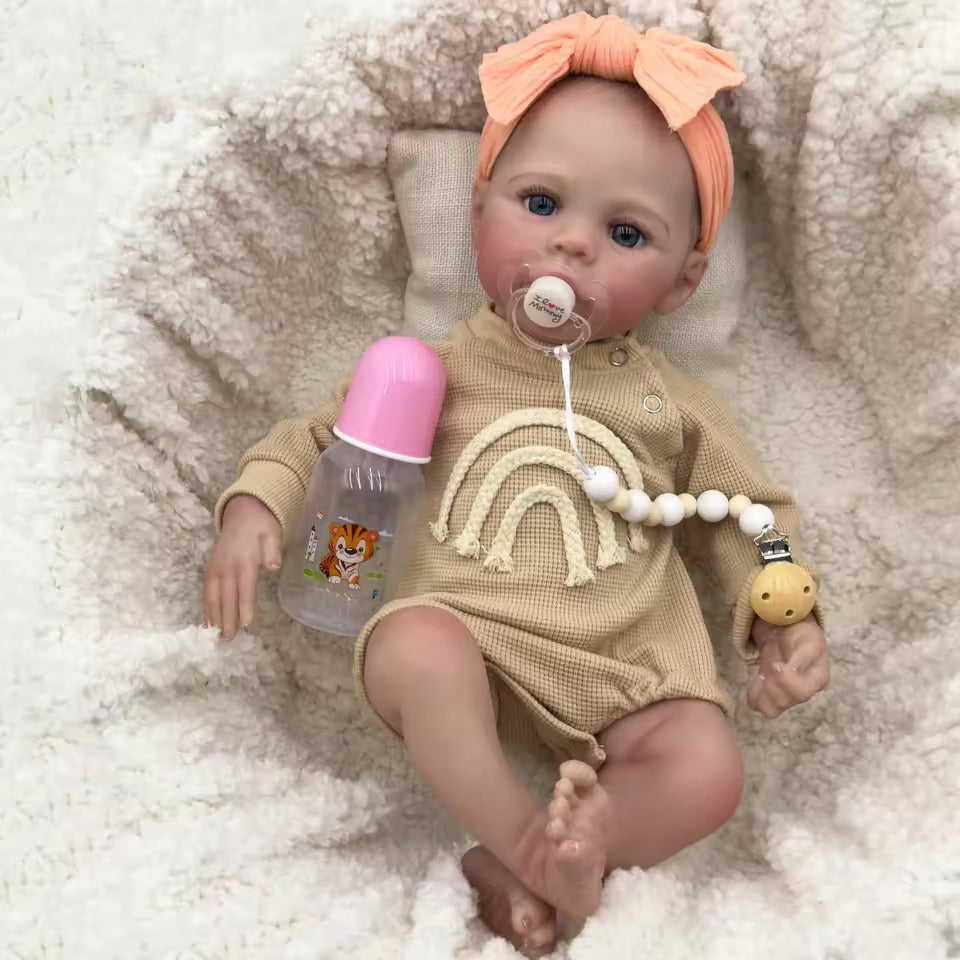 19 inches Lifelike Blue Eyes Reborn Doll-Meadow