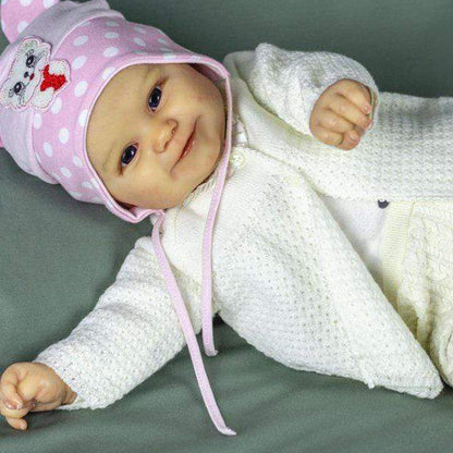 20 inches Maddie DIY Blank Unpainted Unfinished Open Eyes Reborn Doll Kit