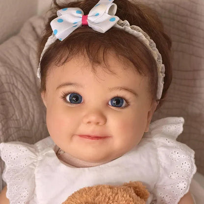 Sylvia 24 Inches 60cm Open Eyes Short Hair Reborn Doll-June Awake