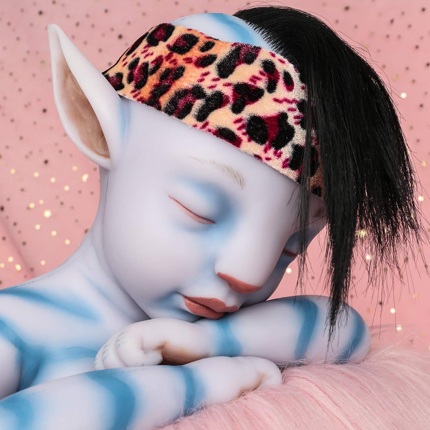 12 Inches Closed Eyes Reborn Avatar Boy/Girl With Hair