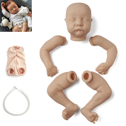 17 inches Levi DIY Blank Vinyl Unpainted Unfinished Reborn Doll Kit