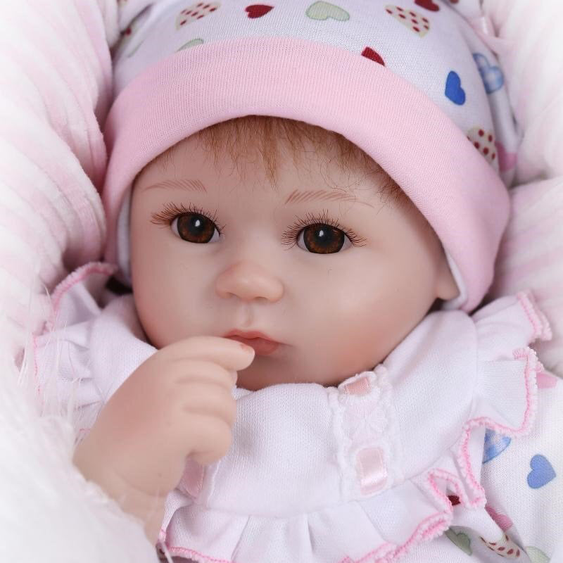 16'' Lifelike Cloth Boby Dolls Reborn Dolls Girls