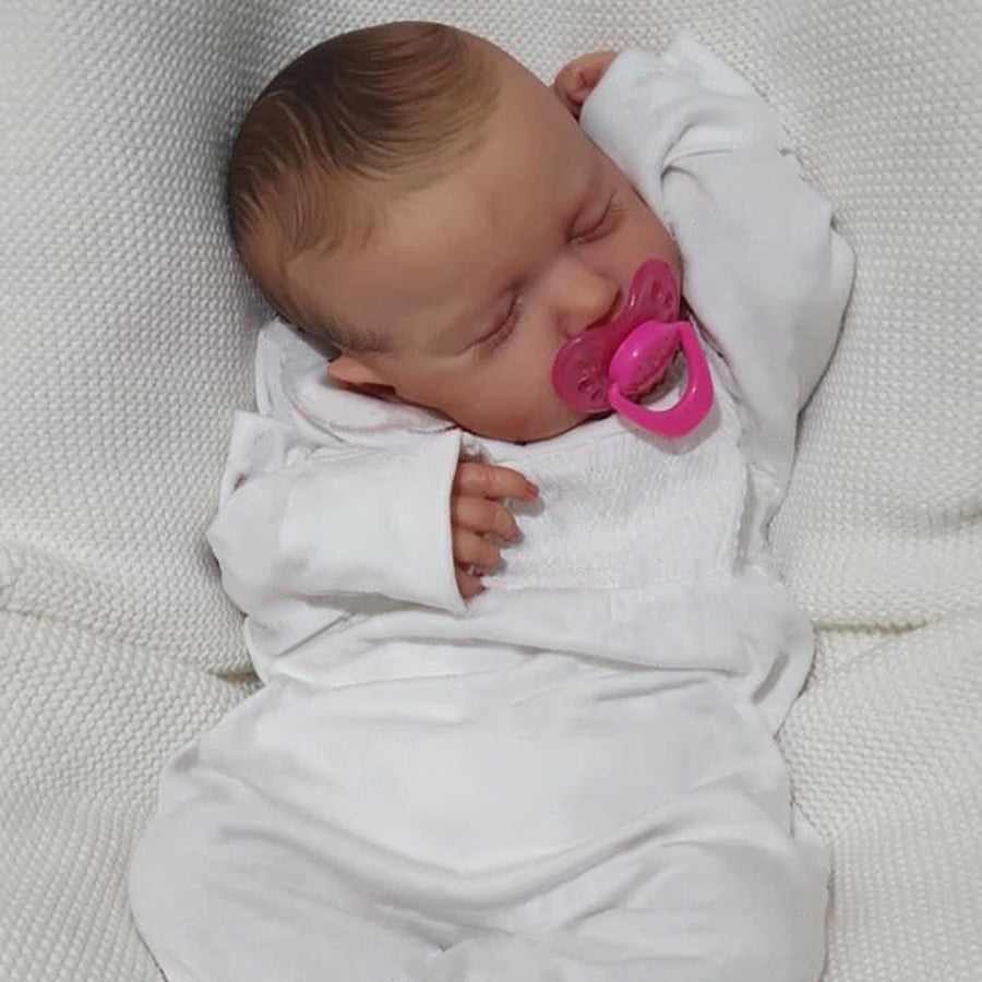 20 Inches Cute Closed Eyes Reborn Doll-Loulou