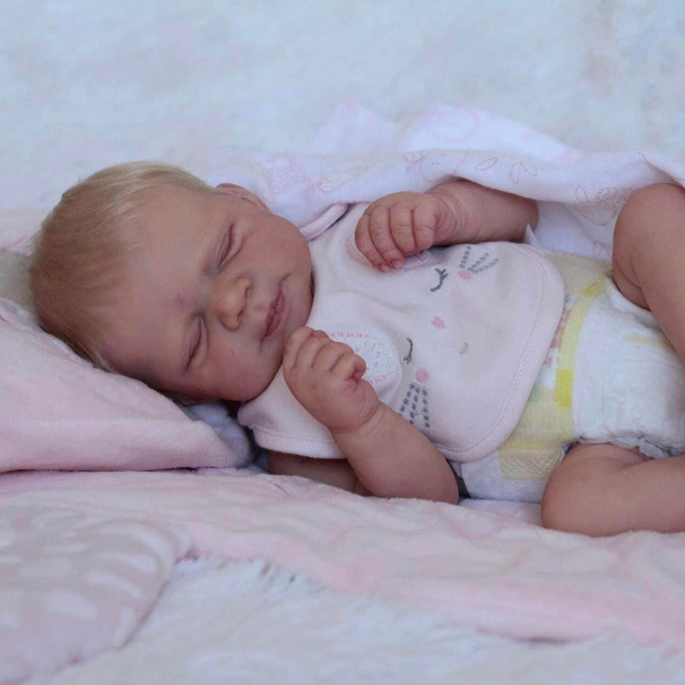 19 Inches Realistic Blonde Hair Reborn Dolls