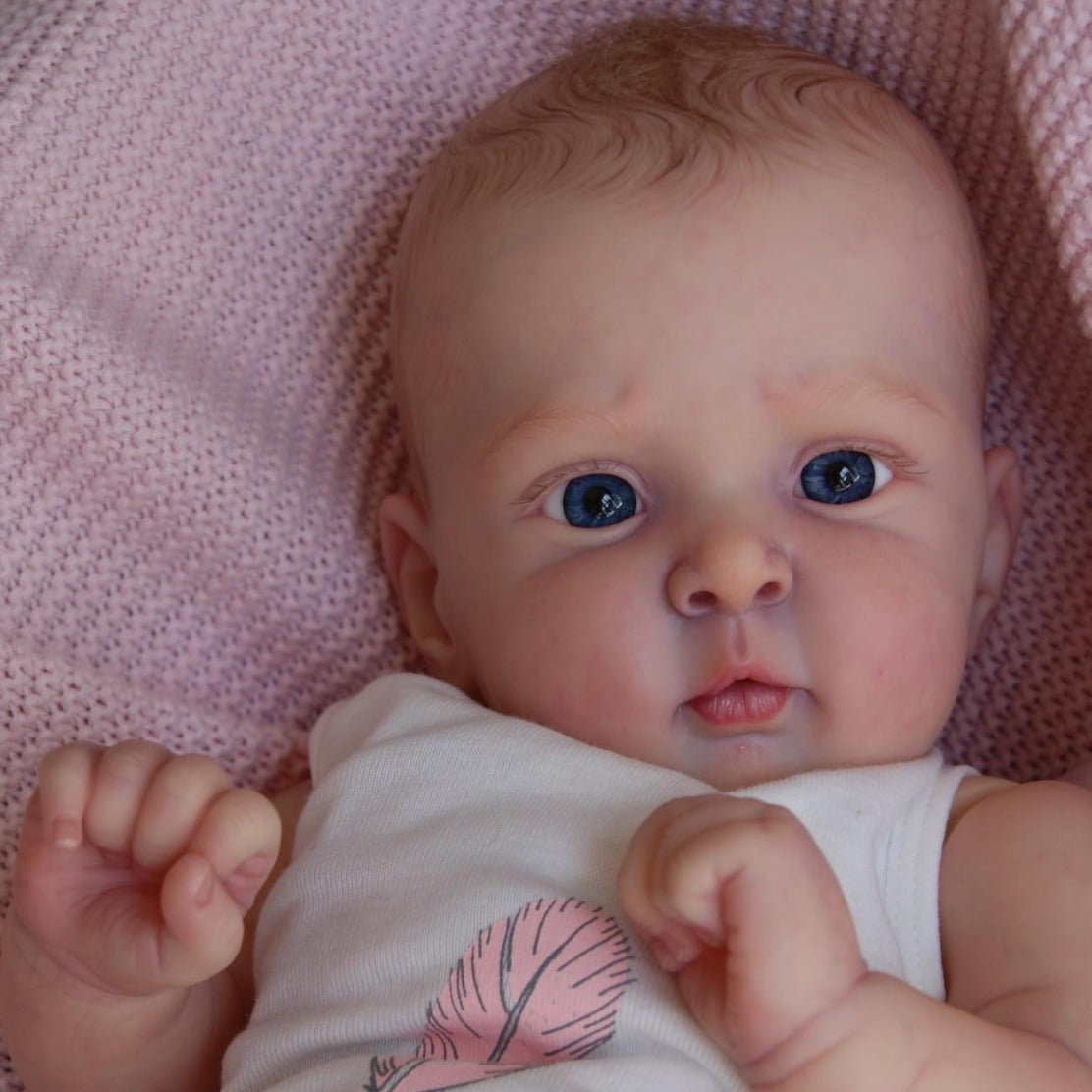 19 Inches Open Eyes Reborn Dolls Without Hair-Jocy