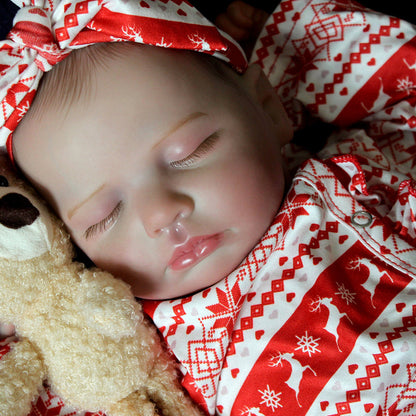 20 inches Closed Eyes Christmas Reborn Baby Girl/Boy-Loulou