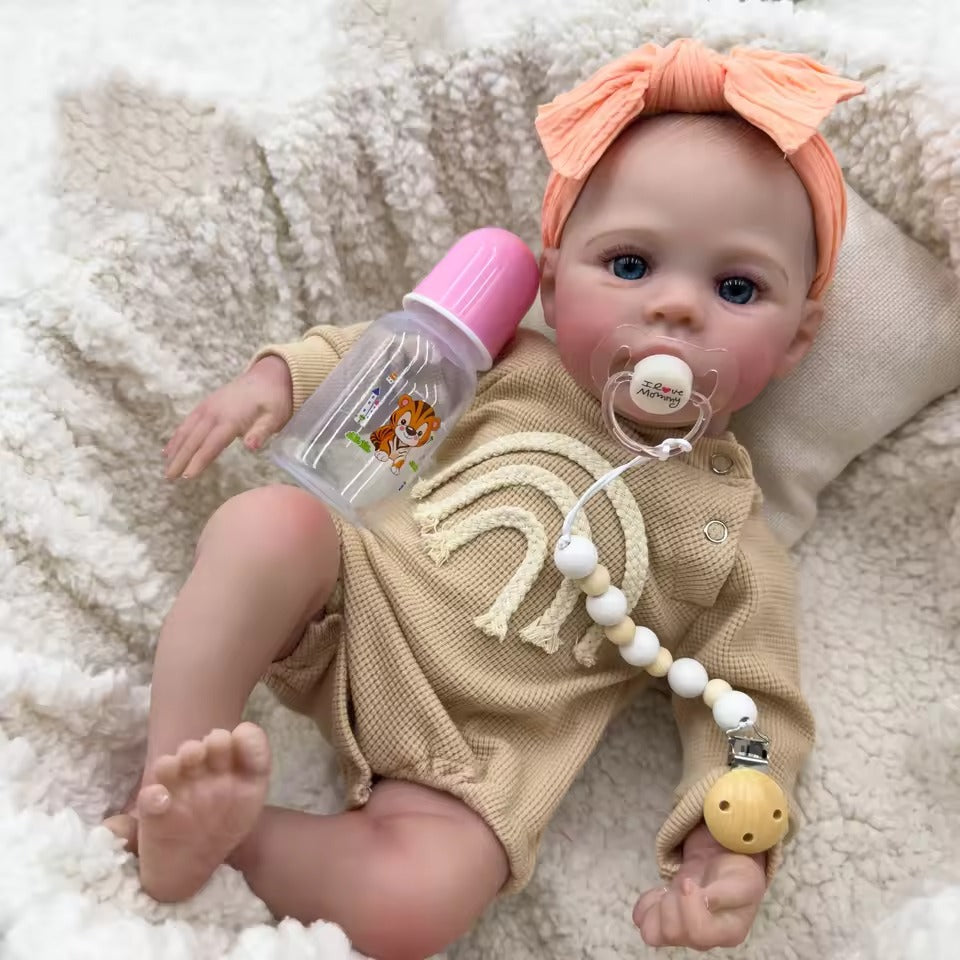 19 inches Lifelike Blue Eyes Reborn Doll-Meadow