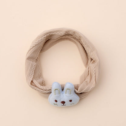 Cute bunny nylon baby headband