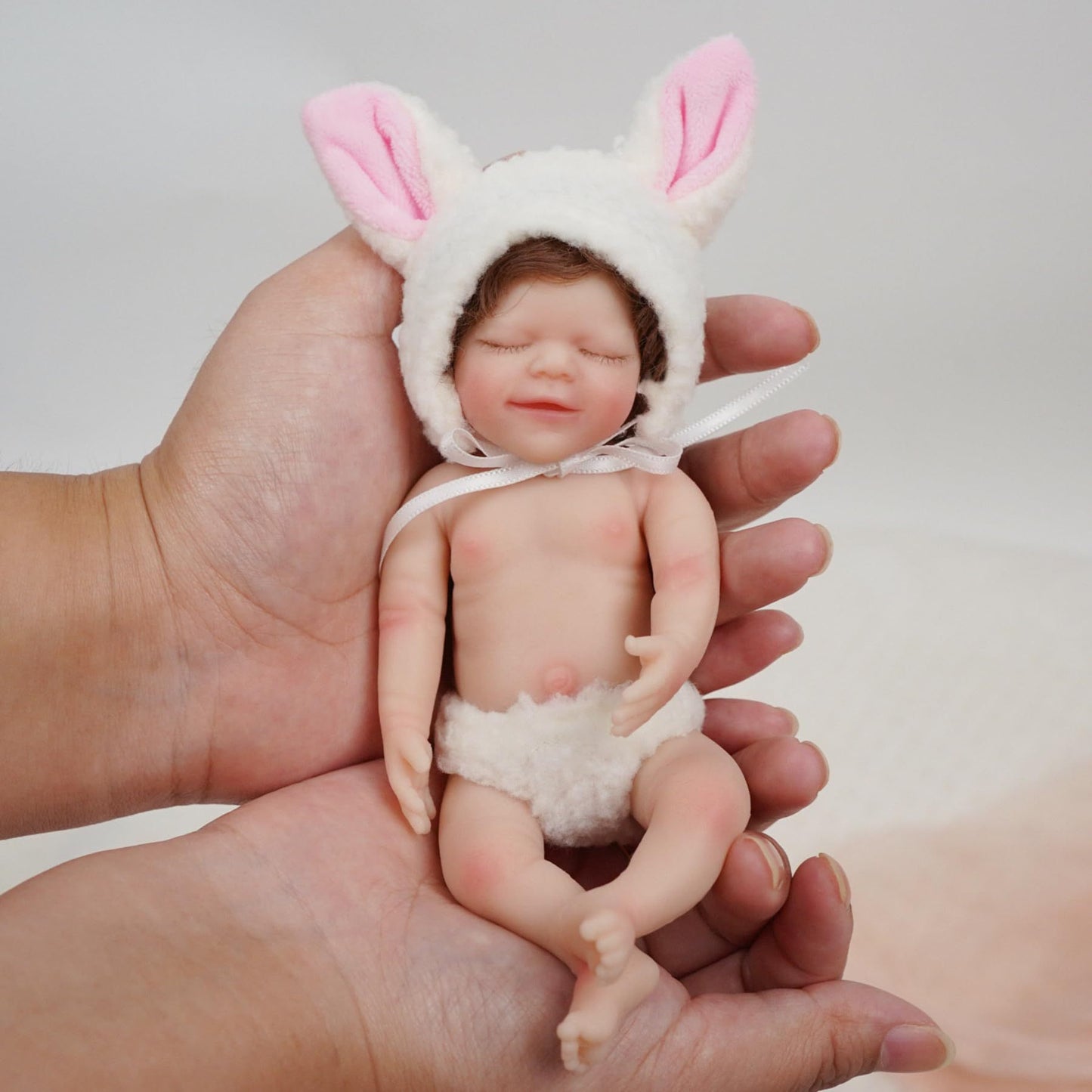 6 inch 15cm smile reborn mini doll April