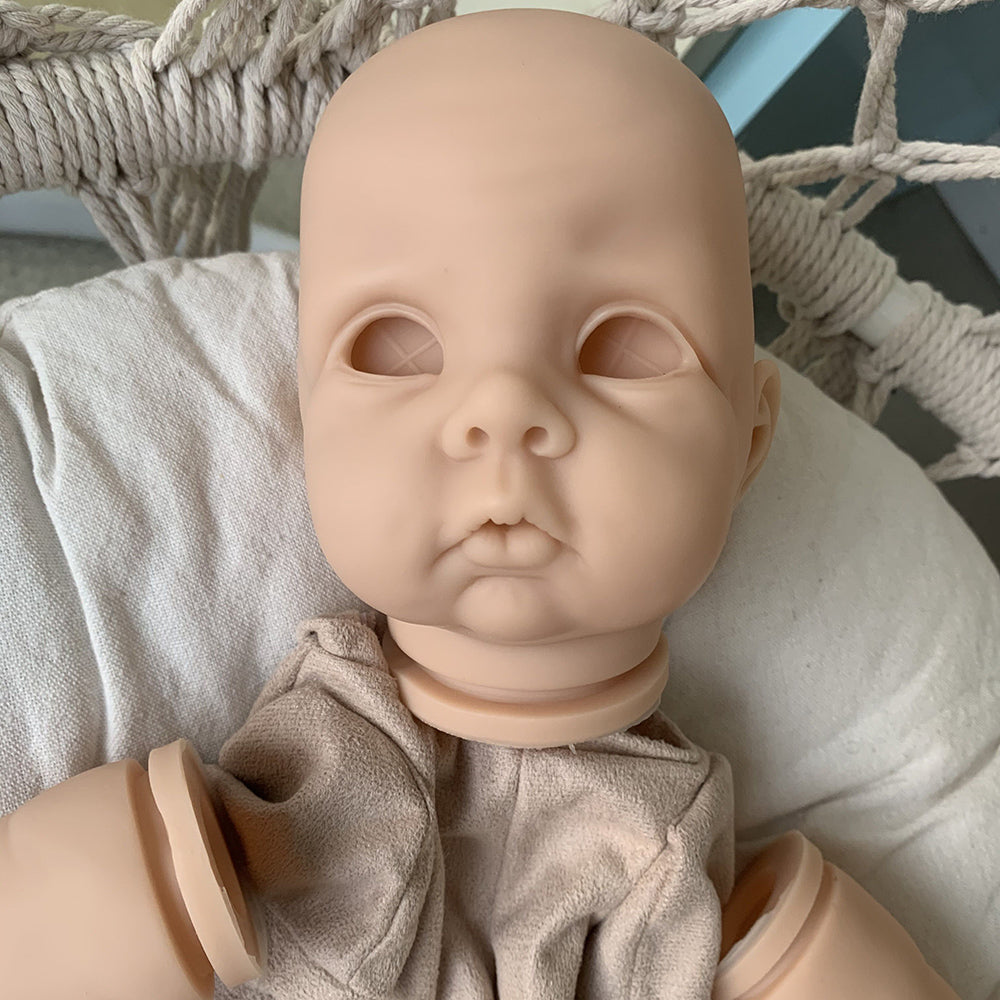 22 inches Chrissy DIY Blank Unpainted Open Eyes Reborn Doll Kit