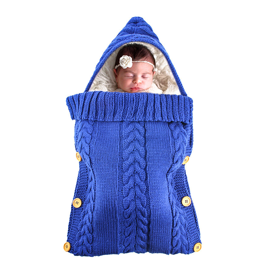 Warm Knit Fleece Sleeping Bag For 17-24 Inches Reborn Dolls