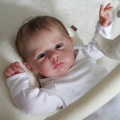 24 Inches Realistic Open Eyes Reborn Dolls With Hair - Cameron