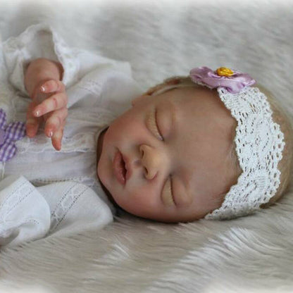 16 inches Daisy Closed Eyes DIY Blank Unpainted Reborn Doll Kit