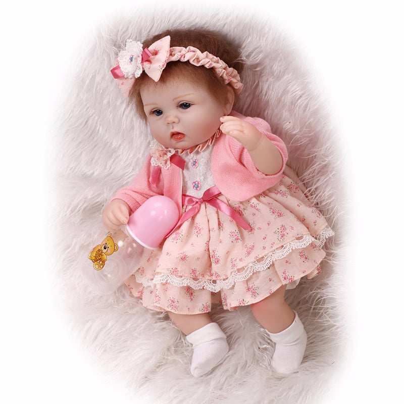 16'' Lifelike Cloth Dolls Reborn Dolls Girl