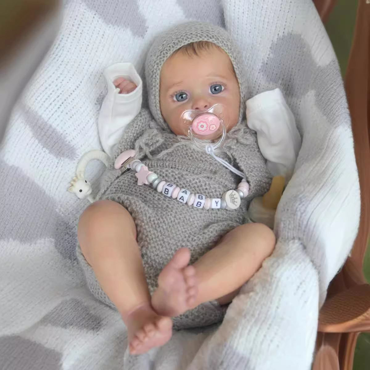 19 Inches Open Eyes Reborn Dolls-Jocy